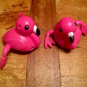 Set 2 Wind-Up Flamingo Bath Toys
